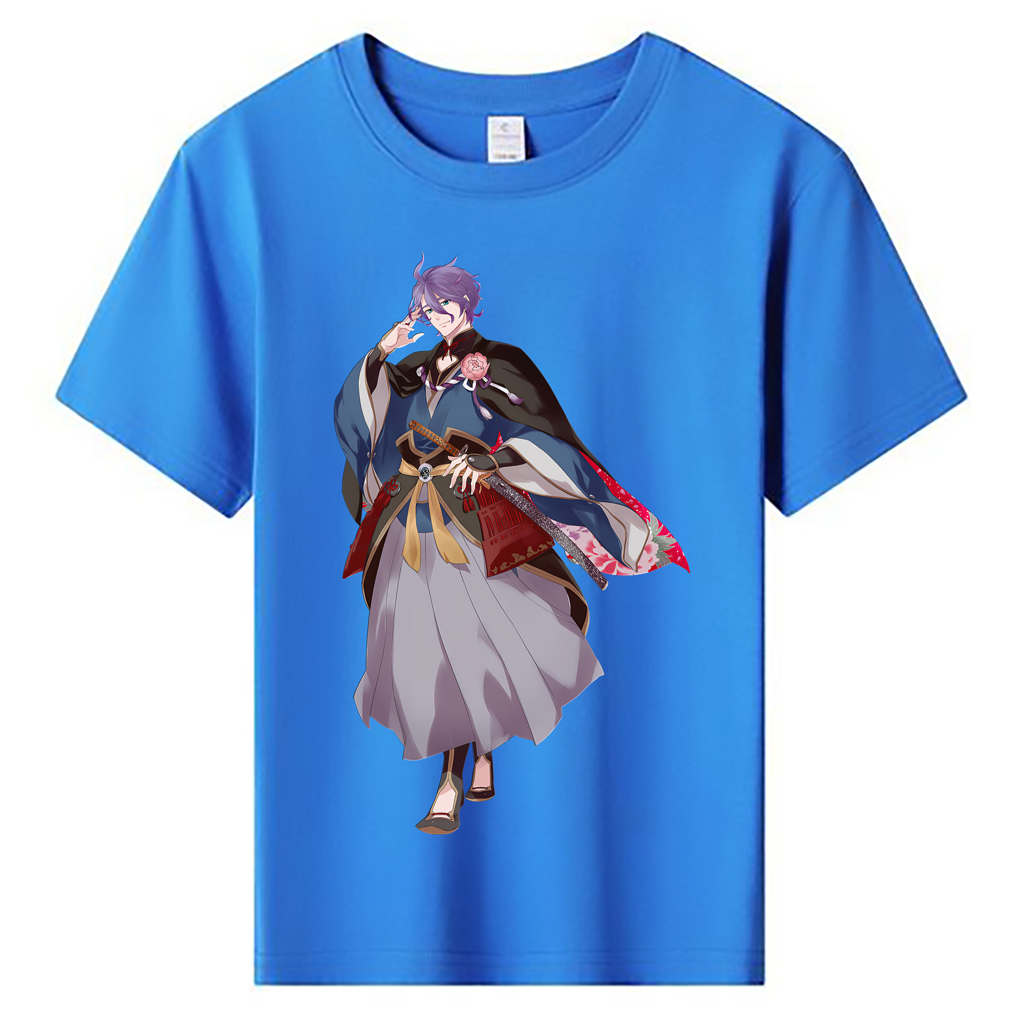 （画像用） 刀剣乱舞 Touken Ranbu 綿100％キッズTシャツ（フロントプリント）